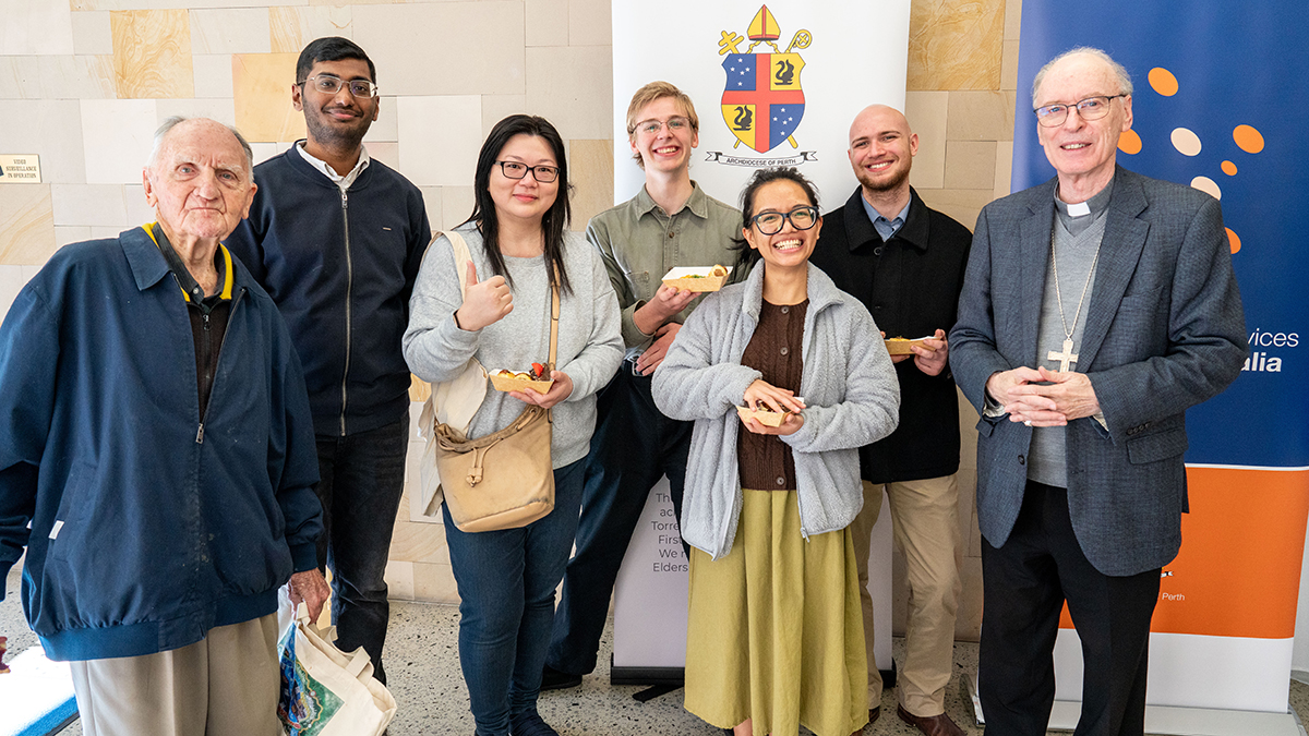 Bishop Sproxton thanked all volunteers for their fidelity, generosity, and witness of faith, and reassured them that their service is never taken for granted. Photo: Eric Odong/Archdiocese of Perth.