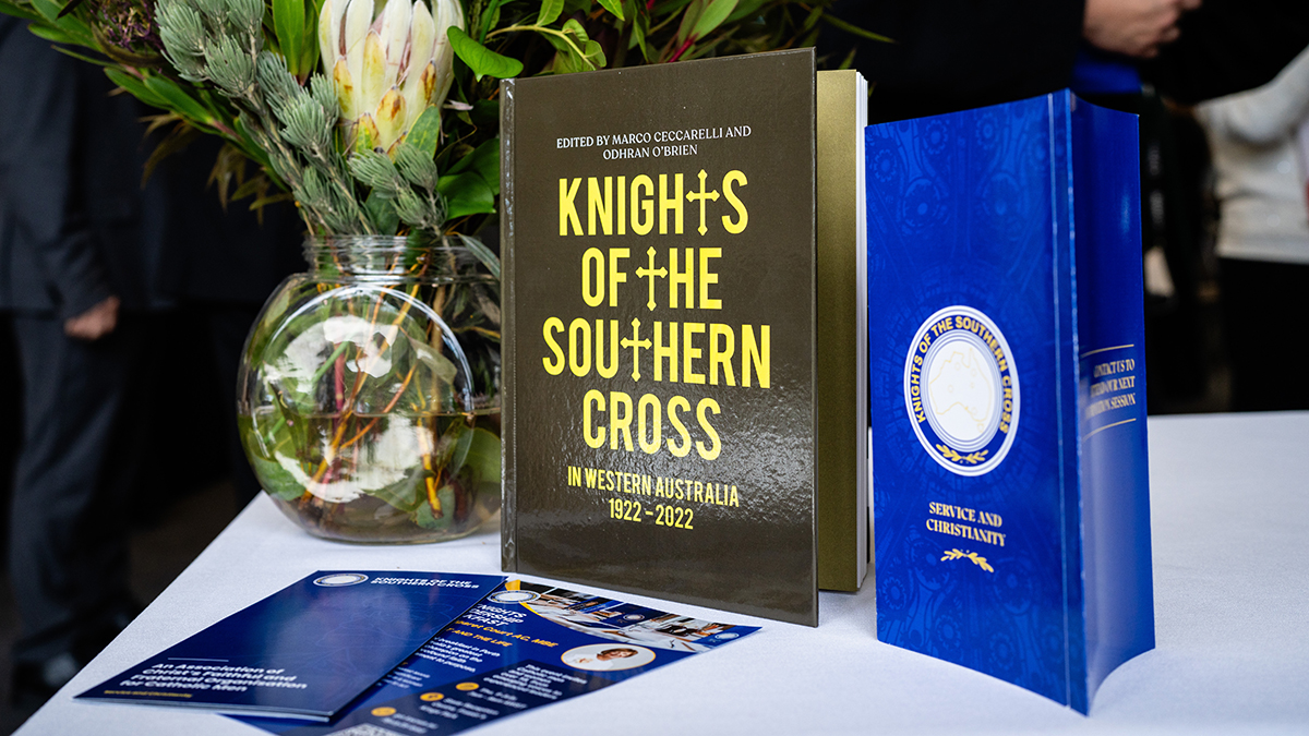 Founded in Western Australia in 1922 during a period of widespread sectarian discrimination, the Knights originally emerged to support Catholics facing exclusion from employment and public life. Photo: Iceberg Media/Knights of the Southern Cross.