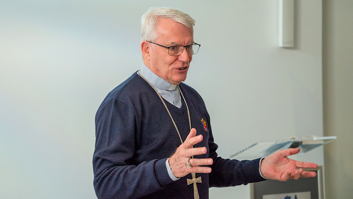 What do you think God is asking of us, the Church in Australia, at this time? Archbishop Costelloe asked the members of the DPC. Photo: Phil Bayne.