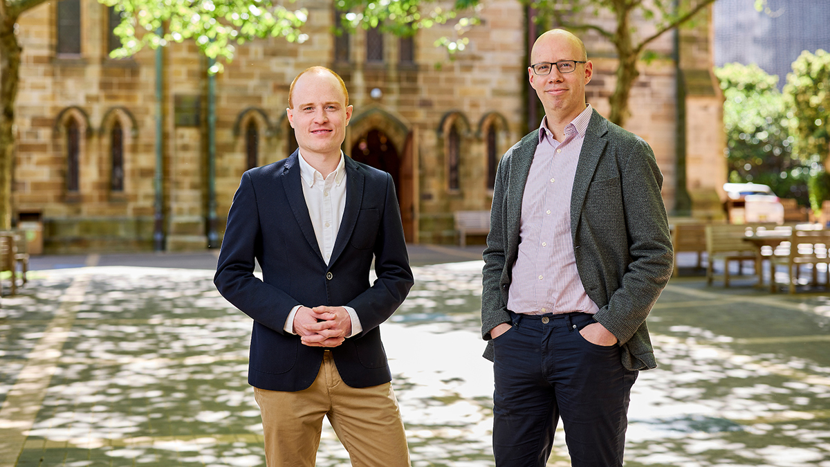 CHOP Co-Directors and Associate Professors in Philosophy, Nathan Lyons and David Bronstein. Photo: UNDA.