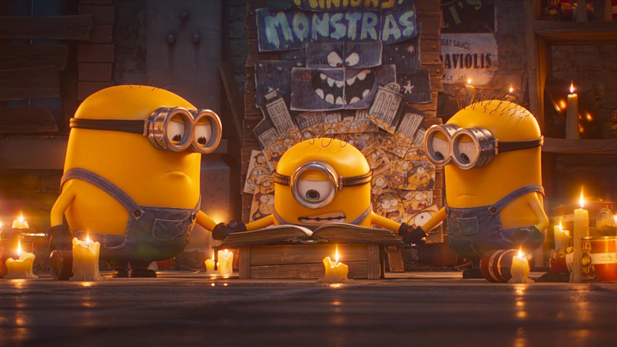 A scene from the animated movie ‘Minions & Monsters.’ Image: OSV News/Universal.