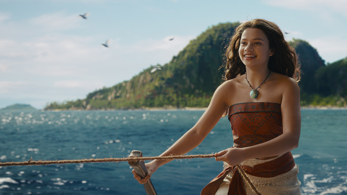 Catherine Laga'aia stars as Moana in a scene from the movie ‘Moana.’ Photo: OSV News/Disney.