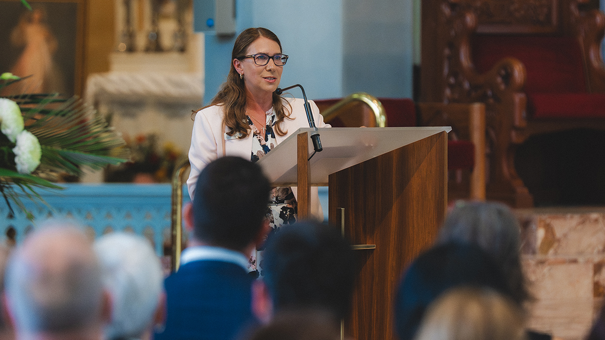 CEWA Executive Director Annette Morey said the new Code supports communities to develop a shared understanding of roles and responsibilities in creating safe, supportive and welcoming school environments, where all feel valued. Photo: Infinitum/Archdiocese of Perth.