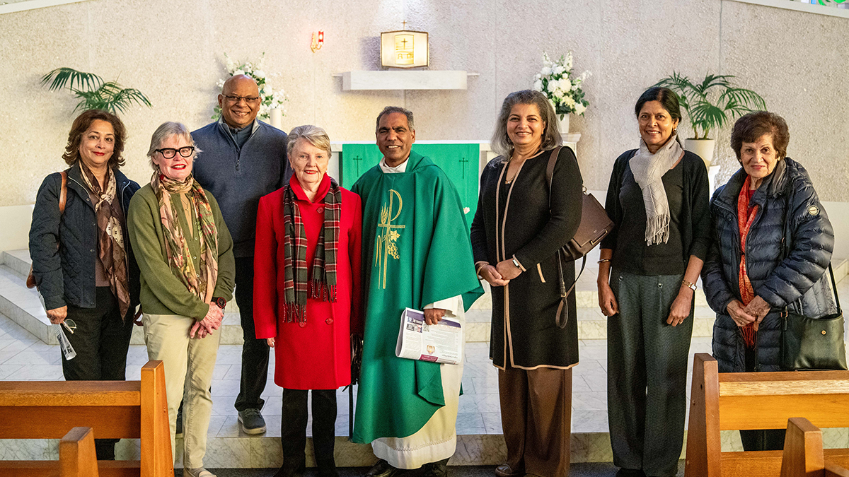 Bishop Don encouraged the parish community to walk alongside Fr Arulraj, recognising that the mission of the Church belongs to the whole community of faith. Photo: Eric Odong.