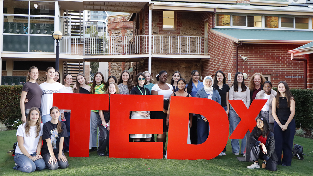 The event was the culmination of years of planning and a commitment to empowering young women to question, think critically and use their voice. Photo: Mercedes College.