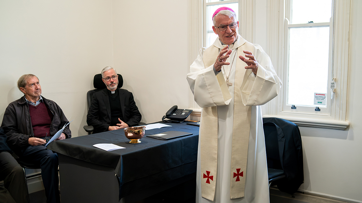 What face of God do you allow to shine through in your life and ministry here at the tribunal, Archbishop Costelloe asked. Photo: Eric Odong.