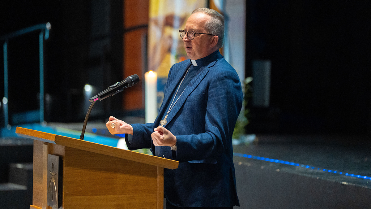 Get up, go and evangelise, Bishop Kolodziej told those gathered - that is our job. Photo: Eric Odong.