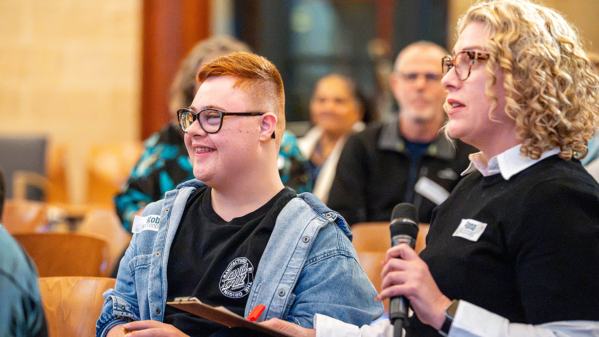 Belonging Beyond School is designed to support Year 10 to Year 12 students with disability, and their families, as they prepare for life after graduation. Photo: Eric Odong/Archdiocese of Perth.