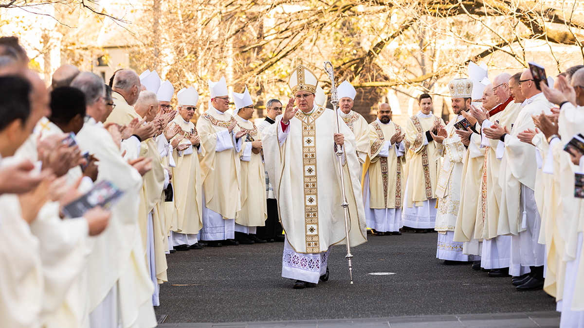 New Military Ordinariate Bishop Stuart Hall has said his mission is simple – to bring the peace of Christ to every corner of the ordinariate, and to make it known to every member of our military community - from recruits to recent veterans. Photo: Peter Casamento.
