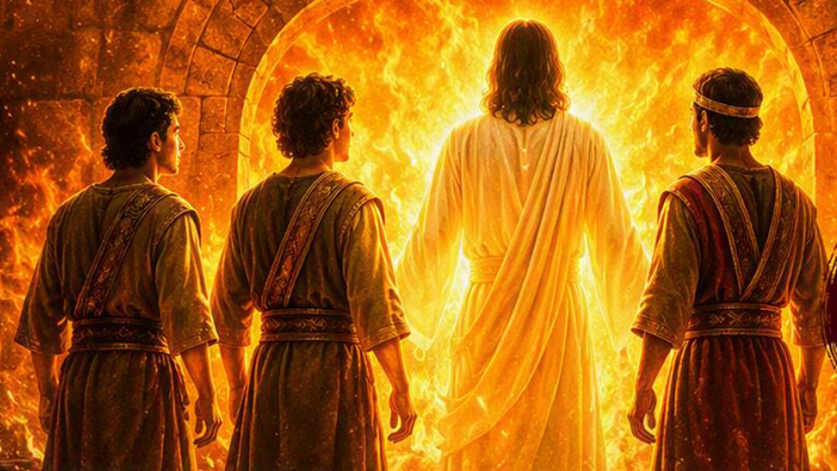 Three young men stand in front of a king who has just told them exactly how he intends to kill them, and they answer him without flinching. Daniel and the Three Young Men in the Blazing Furnace is presented by Redemptoris Mater Seminary Perth on Thursday 8 October and Friday 9 October from 7.30 pm at Servite College. Image: Sourced.